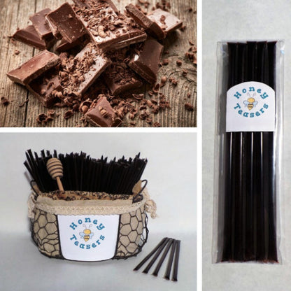 5 Pack Chocolate Honey Sticks