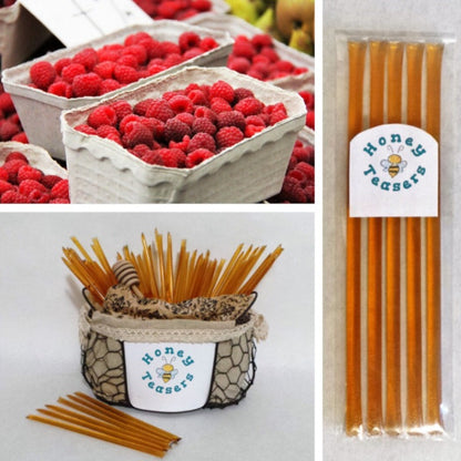 5 Pack Raspberry Honey Snack Sticks