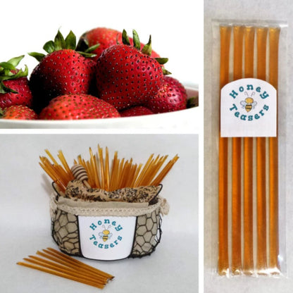 5 Pack Strawberry Honey Snack Sticks