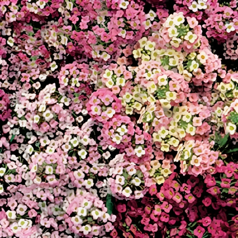 Alyssum Pastel Carpet Flower Seeds