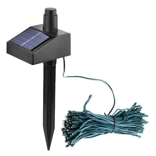 17-Meter String of 100 LED Solar-Powered Fairy Lights-Rama Deals